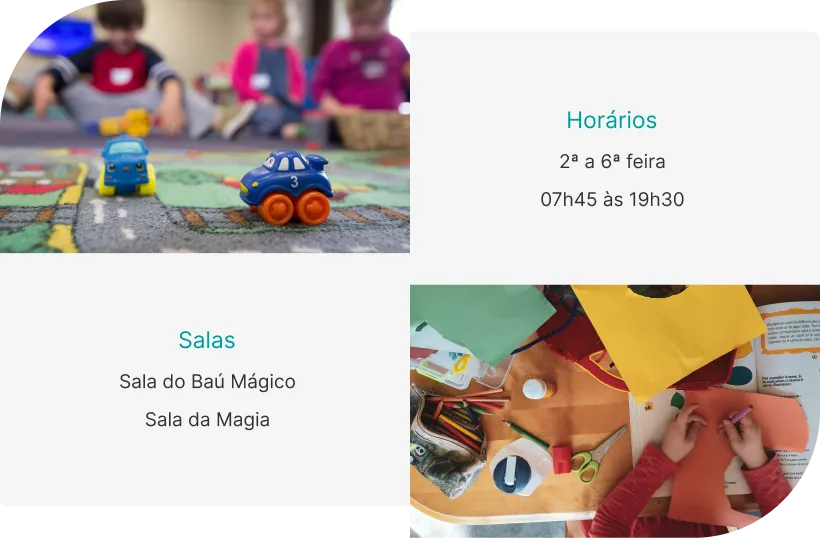 Horários e salas do infantário da Confraria Santa Eulália